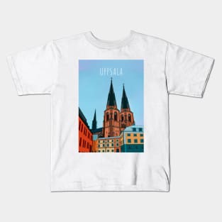 Sweden Uppsala Kids T-Shirt